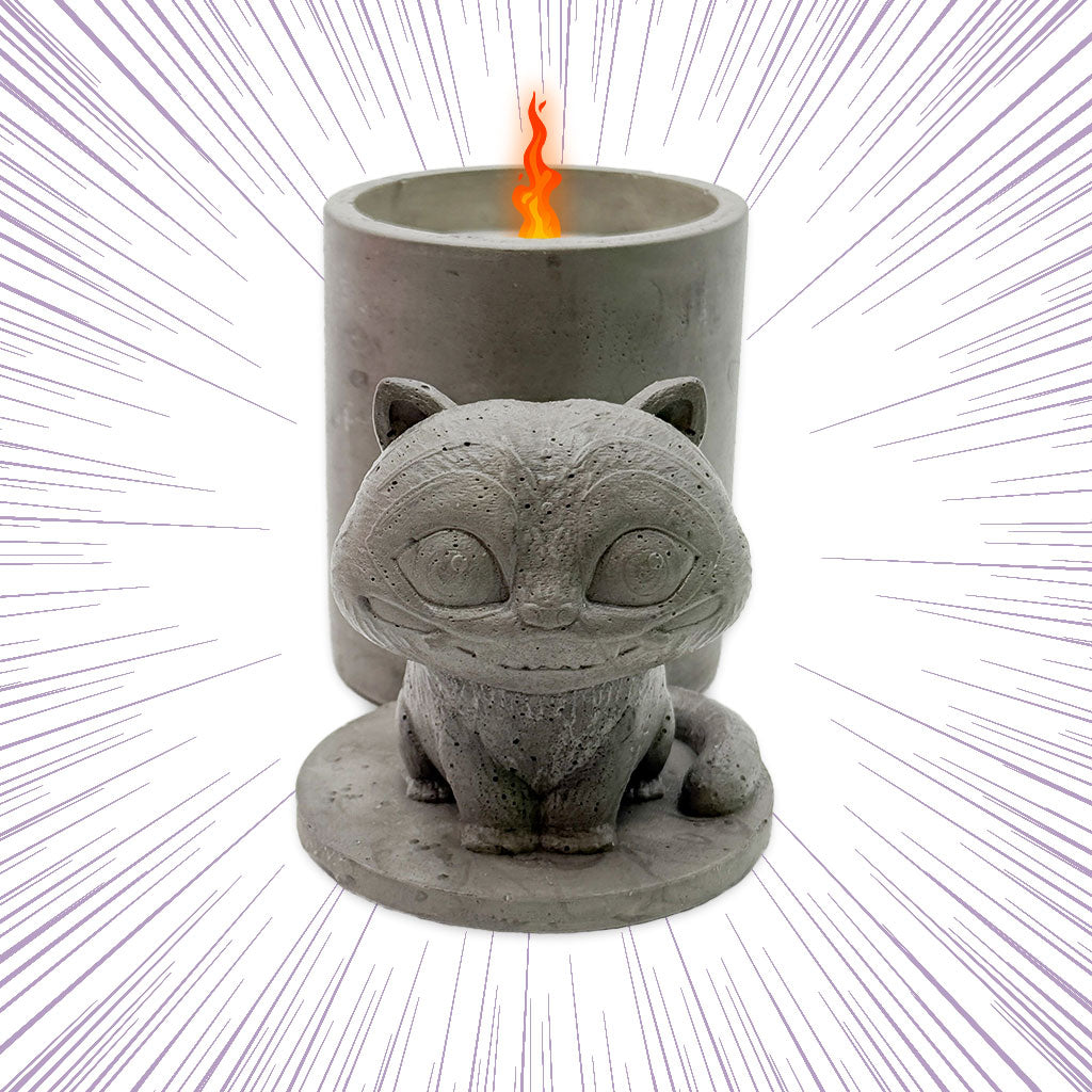 Derpy Tiger - Cement Candle