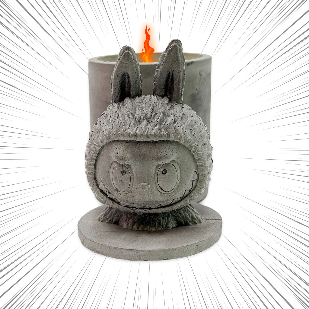 Labubu - Cement Candle