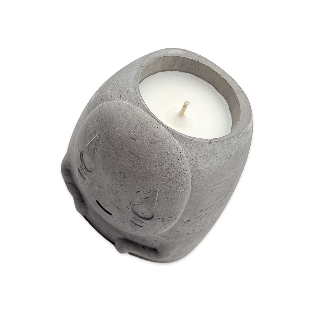 No Face - Cement Candle