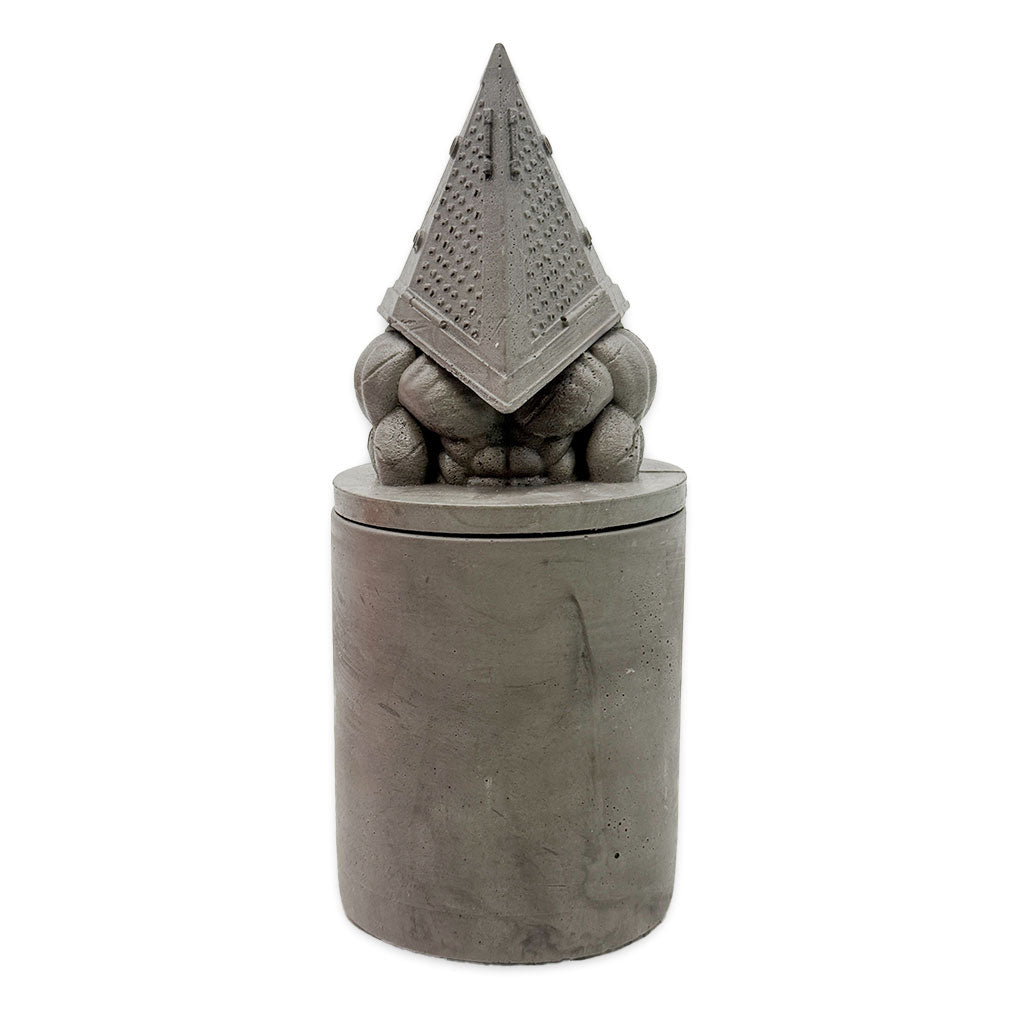 Pyramid Head - Cement Candle