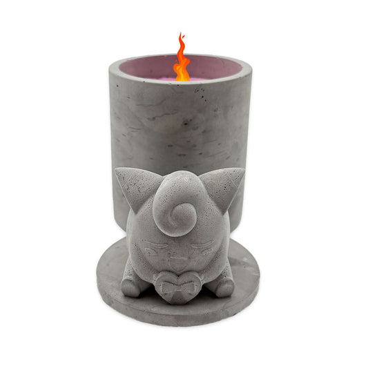 Clefairy - Cement Candle