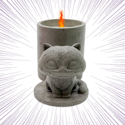 Derpy Tiger - Cement Candle