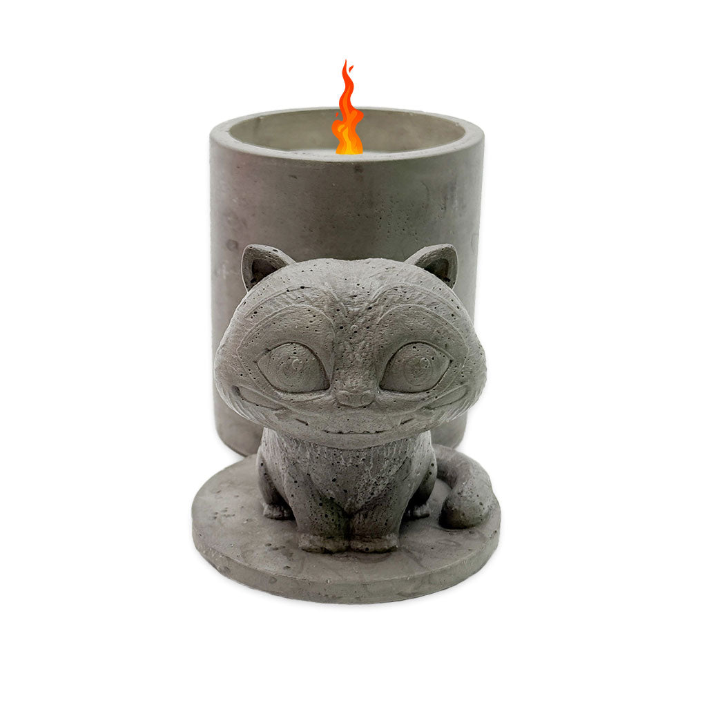 Derpy Tiger - Cement Candle