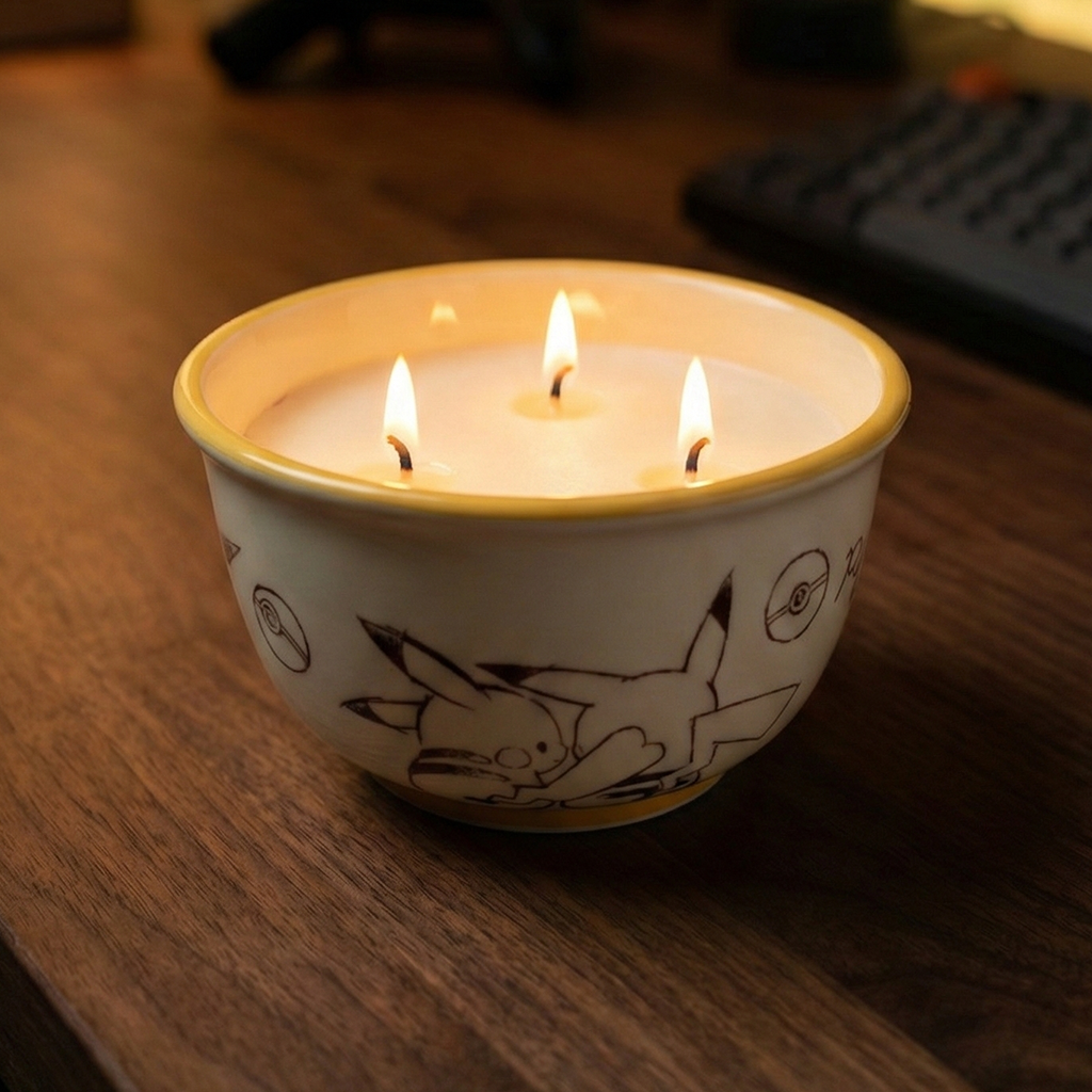 Pikachu - Pokemon Bowl Candle