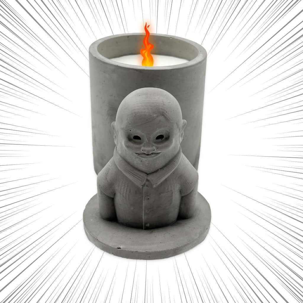 Serpo Alien - Cement Candle